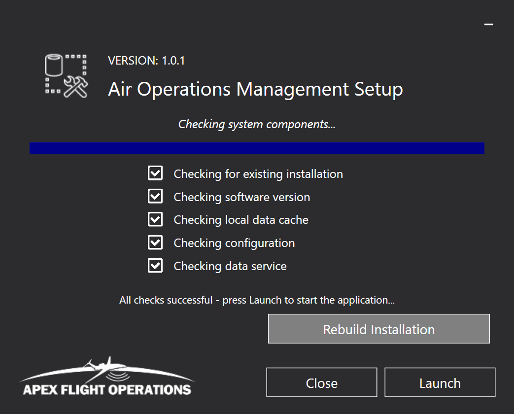 Installing Air Operations Management – Apex Flight Operations Support ...
